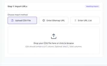 WarpInsights admin portal preview